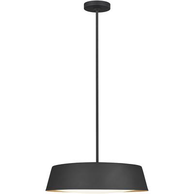 Generation Lighting Designers - Asher Pendant - Midnight Black - EP1055MBK