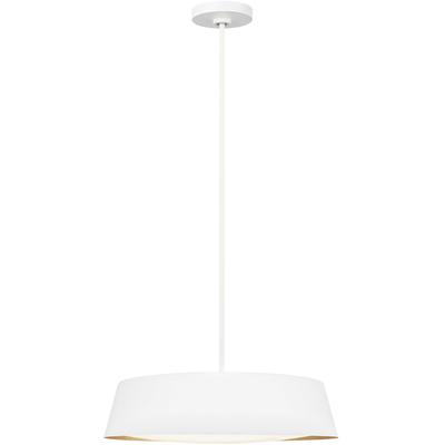 Generation Lighting Designers - Asher Pendant - Matte White - EP1055MWT