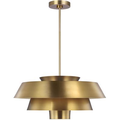 Generation Lighting Designers - Brisbin Large Pendant - Burnished Brass - EP1081BBS