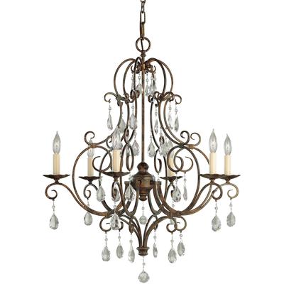 Generation Lighting - Chateau 6-Light Single Tier Chandelier - F1902/6MBZ