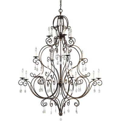 Generation Lighting - Chateau 16-Light Multi-Tier Chandelier - F2110/8+4+4MBZ