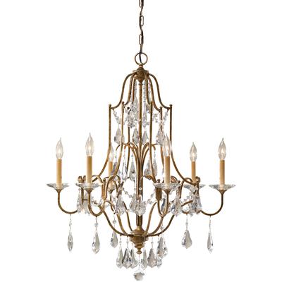 Generation Lighting - Valentina 6-Light Single Tier Chandelier - F2478/6OBZ