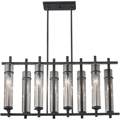 Generation Lighting - Ethan 8-Light Island Chandelier - F2630/8AF/BS