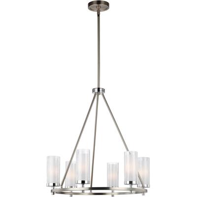 Generation Lighting - Jonah 6-Light Chandelier - F2985/6SN/CH