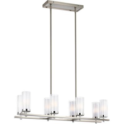 Generation Lighting - Jonah 8-Light Island Chandelier - F2986/8SN/CH