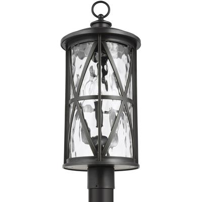 Generation Lighting - Millbrooke 3-Light Outdoor Post Lantern - Antique Bronze - OL15207ANBZ