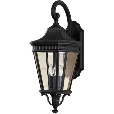 Generation Lighting - Cotswold Lane 3-Light Outdoor Wall Lantern  - OL5402BK