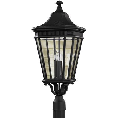 Generation Lighting - Cotswold Lane 3-Light Post - Black - OL5408BK