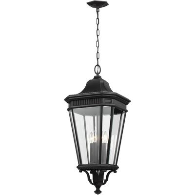 Generation Lighting - Cotswold Lane 4-Light Hanging Lantern - Black - OL5414BK