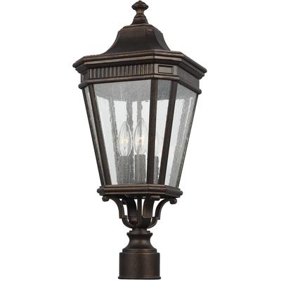 Generation Lighting - Cotswold Lane 3-Light Post/Pier Lantern - Grecian Bronze - OL5427GBZ