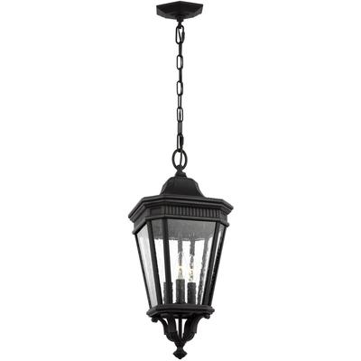 Generation Lighting - Cotswold Lane 3-Light Hanging Lantern - Black - OL5431BK