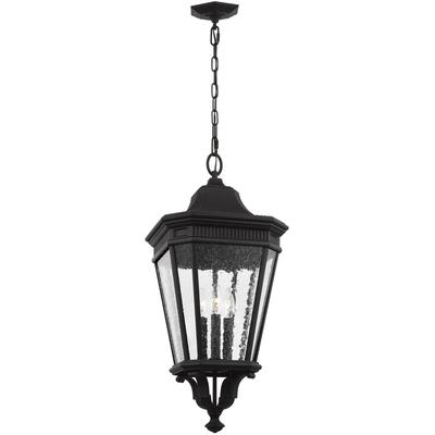 Generation Lighting - Cotswold Lane 3-Light Hanging Lantern - Black - OL5432BK