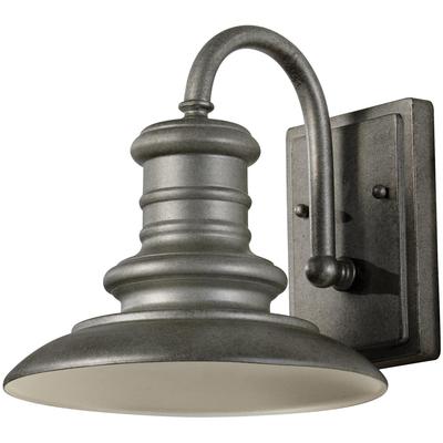 Generation Lighting - Redding Station 1-Light Outdoor Lantern - Tarnished Silver - OL8600TRD-L1