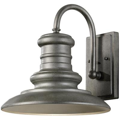 Generation Lighting - Redding Station 1-Light Outdoor Lantern - Tarnished Silver - OL8601TRD-L1