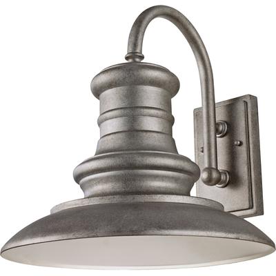 Generation Lighting - Redding Station 1-Light Outdoor Lantern - Tarnished Silver - OL9004TRD