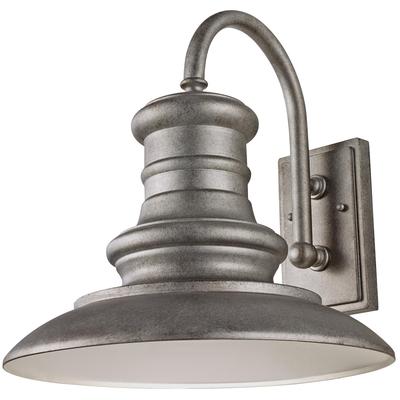 Generation Lighting - Redding Station 1-Light Outdoor Lantern - Tarnished Silver - OL9004TRD-L1