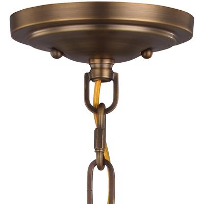 Generation Lighting - Cadence 1-Light Pendant - Dark Antique Brass/Matte Black - P1282DAB/MB