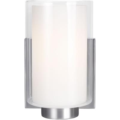 Generation Lighting - Bergin 1-Light Wall Sconce - Satin Nickel - VS22601SN