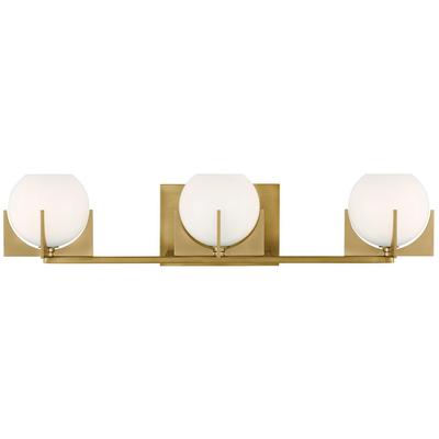 Generation Lighting - Abbott 3-Light Vanity - Burnished Brass - VS2463BBS