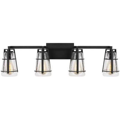 Generation Lighting - Adelaide 4-Light Vanity - Midnight Black - VS2474MBK