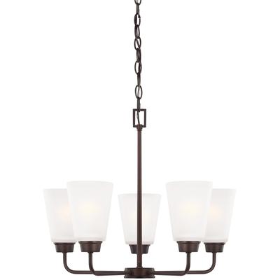 Generation Lighting - Kerrville 5-Light Chandelier - Bronze - 3115205-710