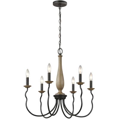 Generation Lighting - Simira 6-Light Chandelier - Stardust - 3115806-846