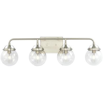 Generation Lighting - Bryce 4-Light Wall/Bath Fixture - Brushed Nickel - 4000404-962