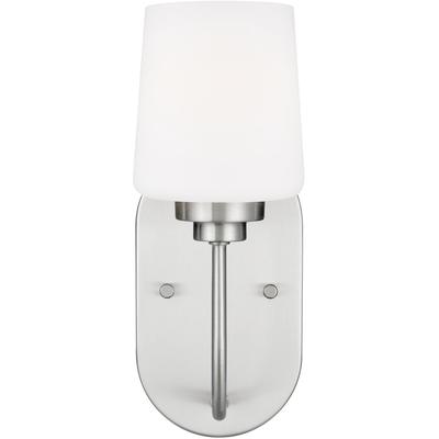 Generation Lighting - Windom 1-Light Wall/Bath Sconce - Brushed Nickel - 4102801EN3-962