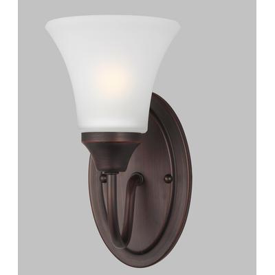 Generation Lighting - Holman 1-Light Wall/Bath Sconce - Bronze - 41806-710