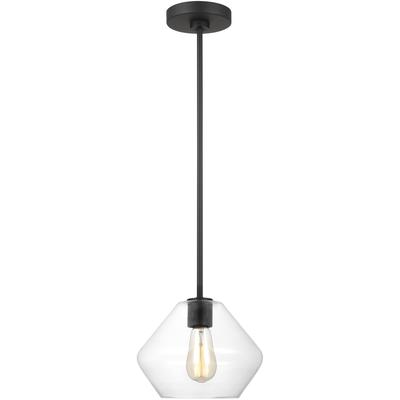 Generation Lighting - Jett One-Light Pendant - Midnight Black - 6002401-112