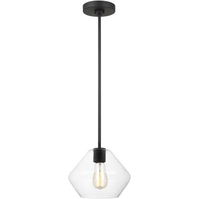 Generation Lighting - Jett One-Light Pendant - Midnight Black - 6002401-112