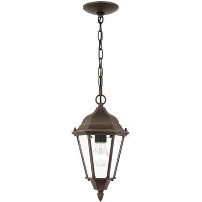 Generation Lighting - Bakersville 1-Light Outdoor Pendant - Antique Bronze - 60938-71