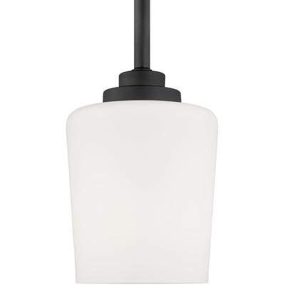 Generation Lighting - Windom 1-Light Mini-Pendant - Midnight Black - 6102801-112