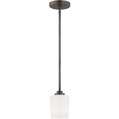 Generation Lighting - Windom 1-Light Mini-Pendant - Bronze - 6102801-710