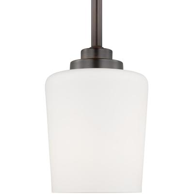 Generation Lighting - Windom 1-Light Mini-Pendant - Bronze - 6102801-710