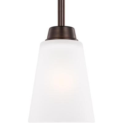 Generation Lighting - Kerrville 1-Light Mini-Pendant - Bronze - 6115201-710