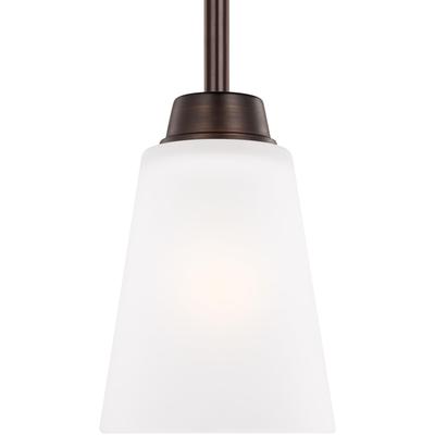 Generation Lighting - Kerrville 1-Light Mini-Pendant - Bronze - 6115201EN3-710