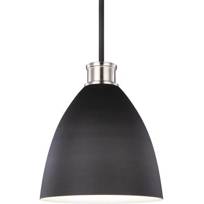 Generation Lighting - Varus 1-Light Pendant - Brushed Nickel - 6519901-962