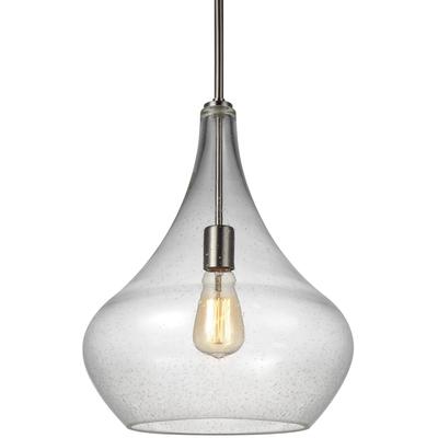 Generation Lighting - Mora 1-Light Pendant - Brushed Nickel - 6528201-962