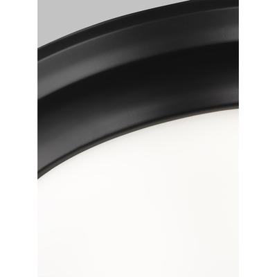 Generation Lighting - Nash 2-Light Flush Mount - Midnight Black - 75435EN3-112