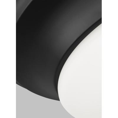 Generation Lighting - Nash 3-Light Flush Mount - Midnight Black - 75436EN3-112