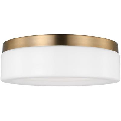 Generation Lighting - Rhett 1-Light Medium Flush Mount - Satin Brass - 7569093S-848