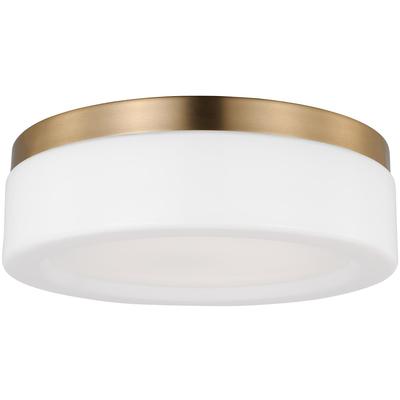 Generation Lighting - Rhett 1-Light Medium Flush Mount - Satin Brass - 7569093S-848