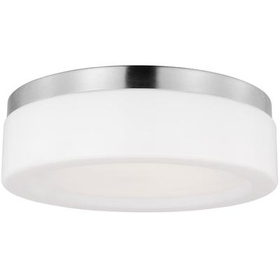 Generation Lighting - Rhett 1-Light Medium Flush Mount - Brushed Nickel Silver - 7569093S-962