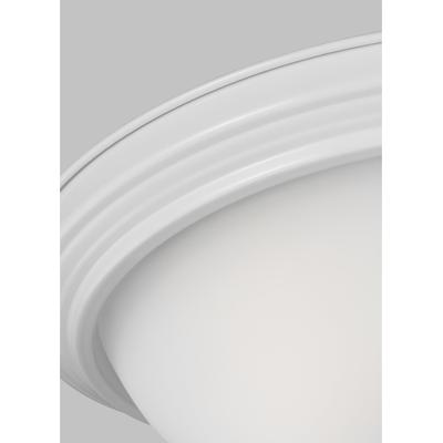 Generation Lighting - Geary 2-Light Ceiling Flush Mount - White - 77064-15