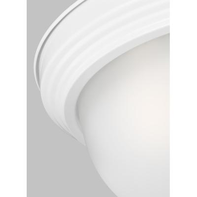 Generation Lighting - Geary 3-Light Ceiling Flush Mount - White - 77065-15