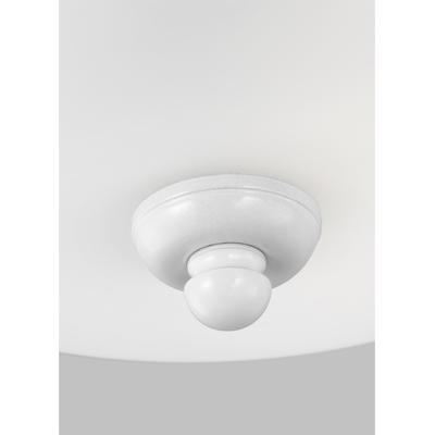 Generation Lighting - Geary 3-Light Ceiling Flush Mount - White - 77065-15