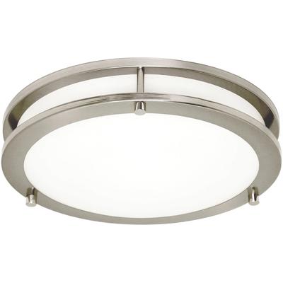 Generation Lighting - Mahone Large LED Ceiling Flush Mount - Painted Brushed Nickel - 7750893S-753