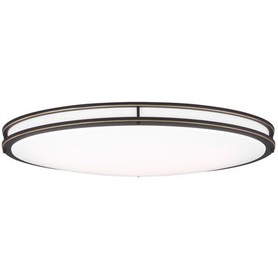 Generation Lighting - Mahone Oval LED Ceiling Flush Mount - Antique Bronze - 7950893S-71