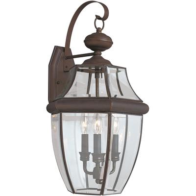 Generation Lighting - Lancaster 3-Light Outdoor Wall Lantern  - 8040-71